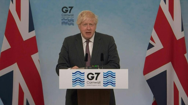 Boris Johnson at G7 summit