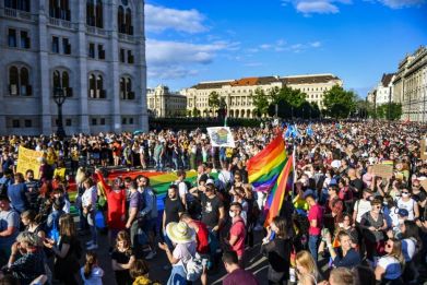 Hungary LGBT rally
