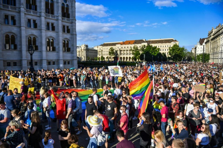 Hungary LGBT rally