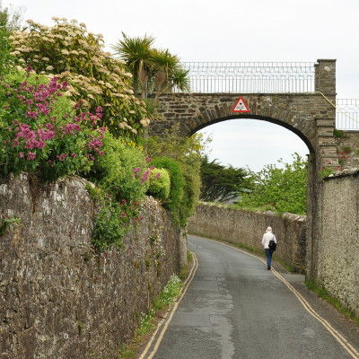 Cliff Road in Salcombe, Devon