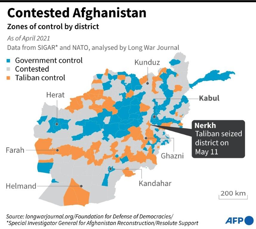 Taliban Map 2021 / Mapping The Afghan War While Murky ...