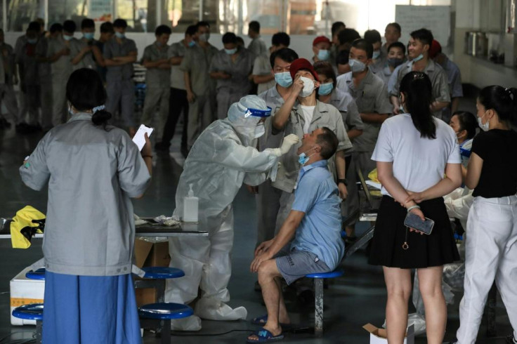 China mass testing