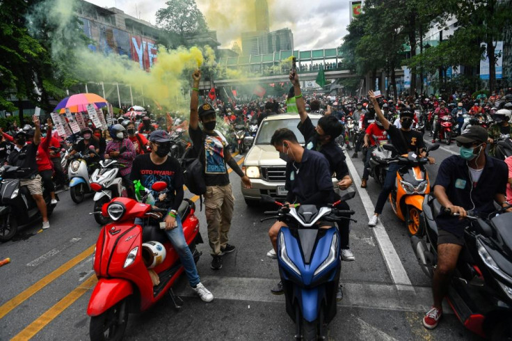 Protesters in Thailand