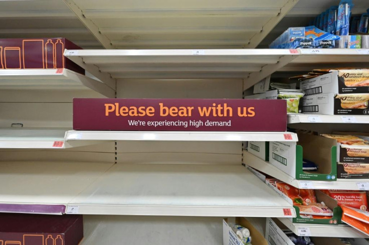 supermarket supply shortage