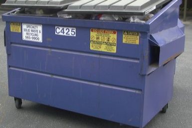human remains thrown in dumpster