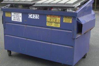human remains thrown in dumpster