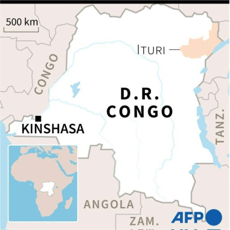 Map of DR Congo