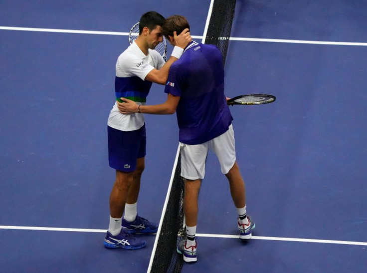 Novak Djokovic and Daniil Medvedev