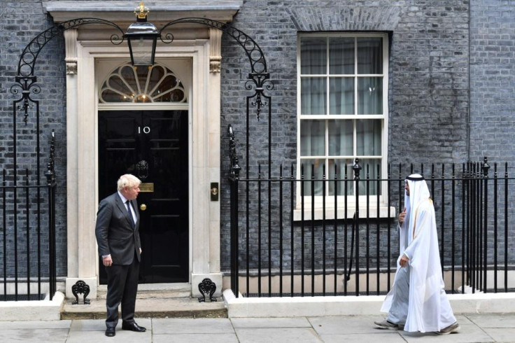 Crown Prince of Abu Dhabi, Boris Johnson
