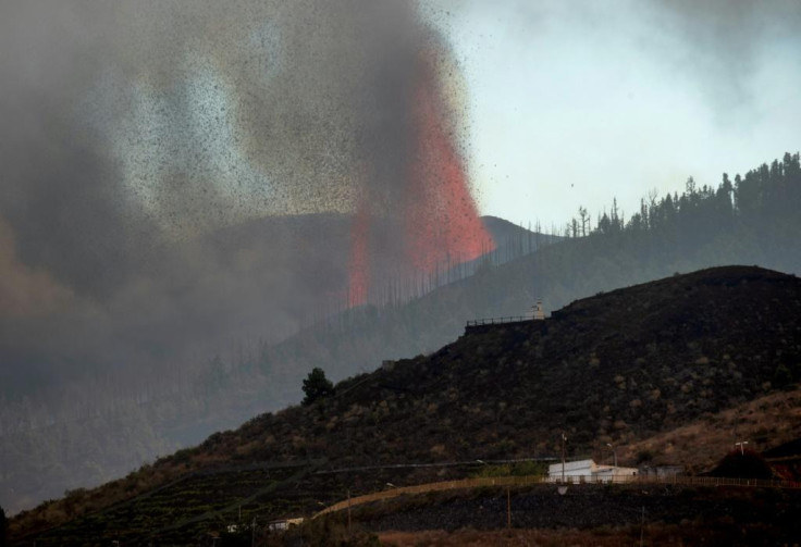 Canary Islands volcano eruption