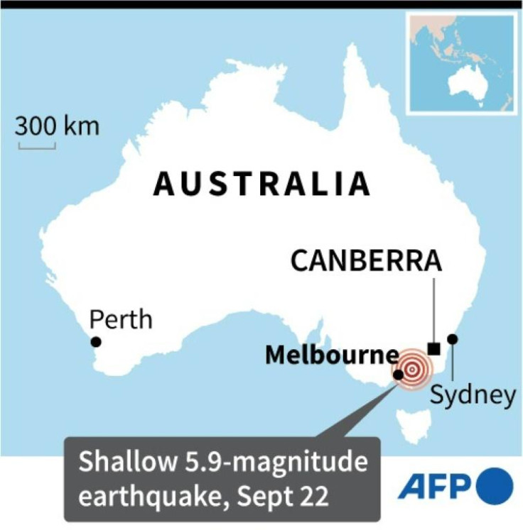 Melbourne earthquake