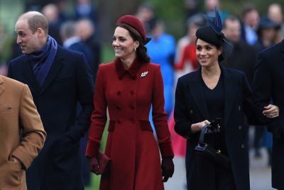 Prince William, Kate Middleton and Meghan Markle