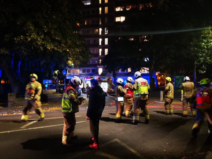Fire at Westbridge Road in Battersea, London