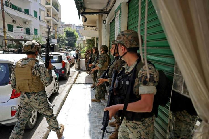 Lebanese troops