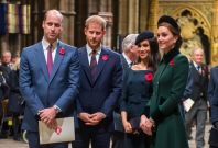 William, Harry, Meghan Markle and Kate Middleton 