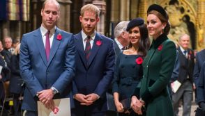 William, Harry, Meghan Markle and Kate Middleton 