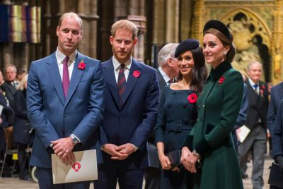 William, Harry, Meghan Markle and Kate Middleton
