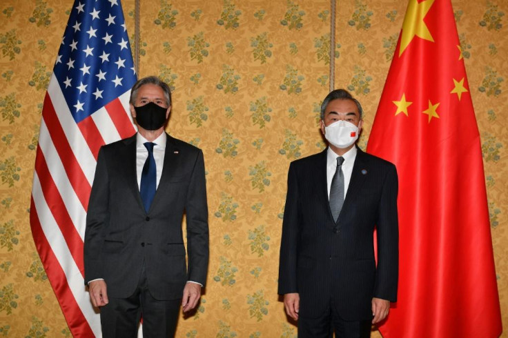 Antony Blinken with Chinese Foreign Minister