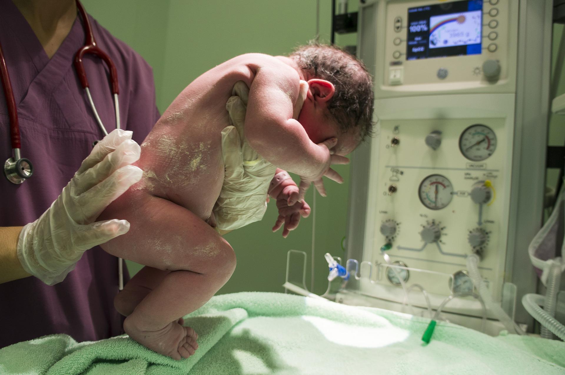Baby born with strange 5-inch human ‘tail’ with ball at the end