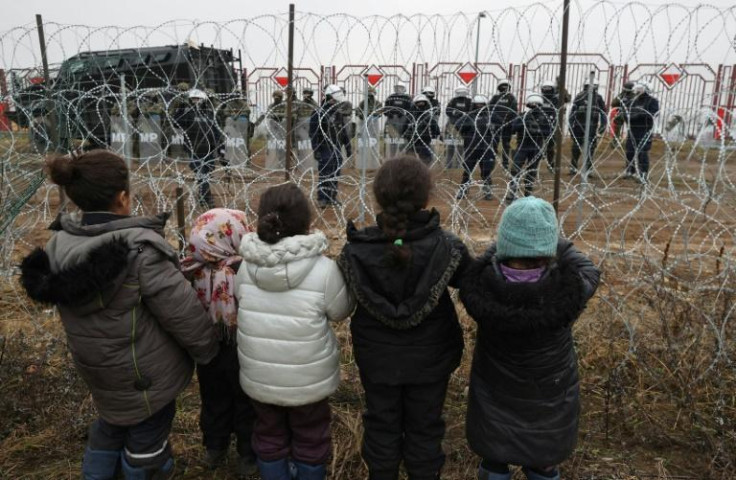 Belarus migrant camp