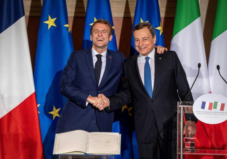 Macron and Draghi