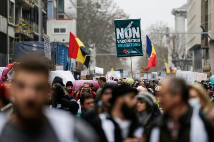 protestations contre la vaccination