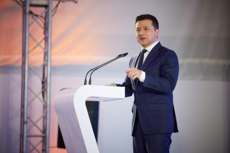 Ukraine's President Volodymyr Zelensky