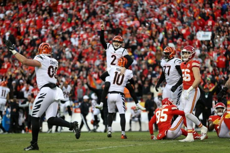 Evan McPherson celebrates 