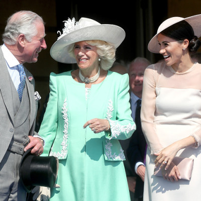 Prince Charles, Camilla Parker Bowles and Meghan 