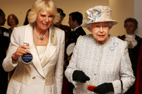 Duchess Camilla and Queen Elizabeth II