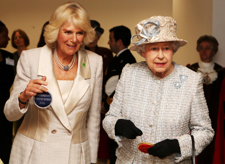 Duchess Camilla and Queen Elizabeth II