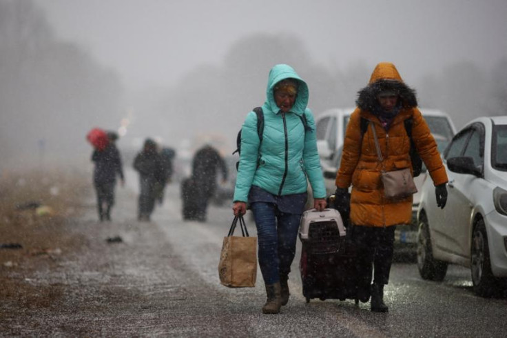 Ukrainian evacuees