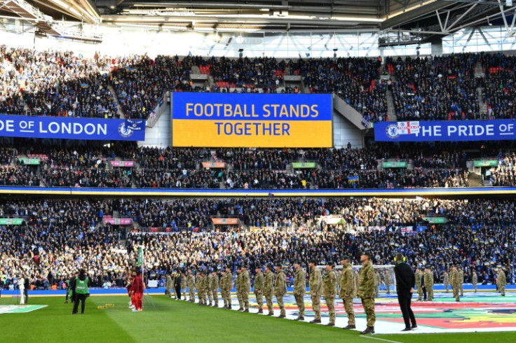 Football stands together for Ukraine