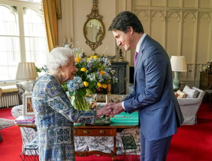 The Queen and Justin Trudeau
