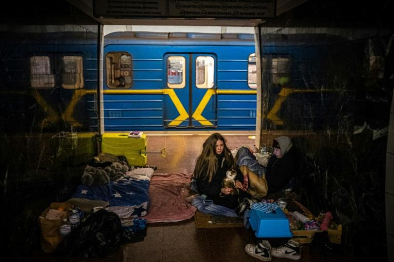 Ukrainian evacuees