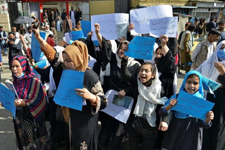 Afghan protesters