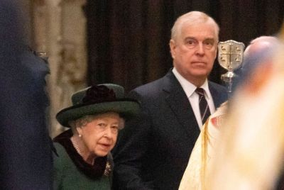 Prince Andrew and Queen Elizabeth II
