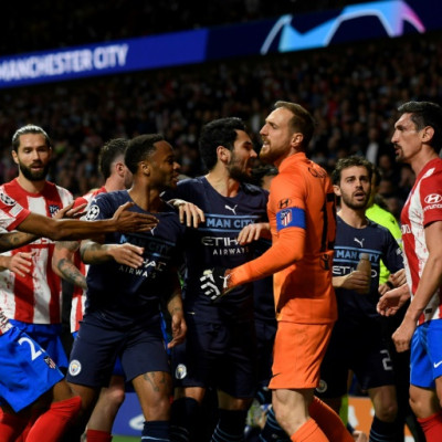 Atletico Madrid, Manchester City brawl