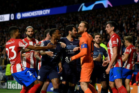 Atletico Madrid, Manchester City brawl