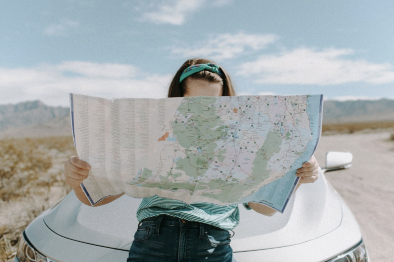 Woman With Map