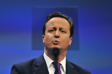 Prime Minister Cameron delivers his keynote speech