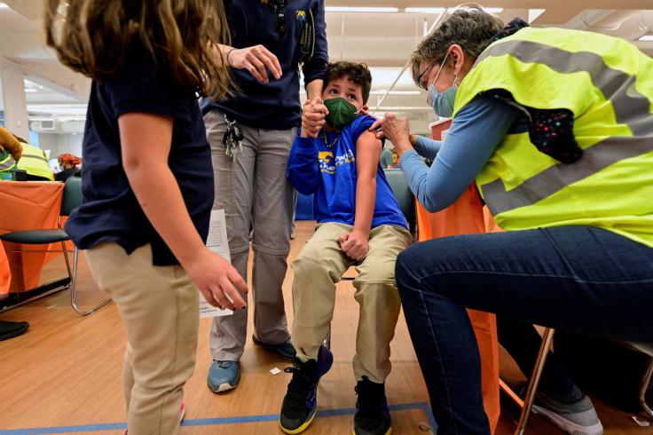 Children age 5 to 11 receive COVID-19 vaccines in Louisville