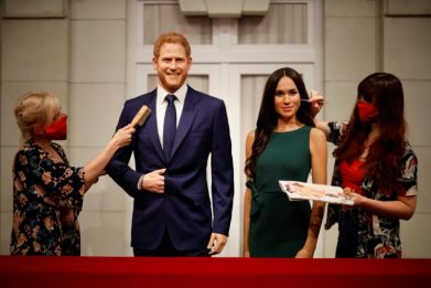 Prince Harry and Meghan, also known as the Duke and Duchess of Sussex, have flown in for the queen's Platinum Jubilee celebration from the US