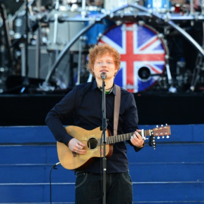 Singer-songwriter Ed Sheeran rounds off a people's parade on Sunday
