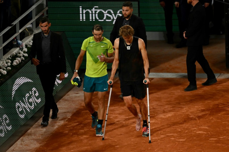 Rafael Nadal and Alexander Zverev