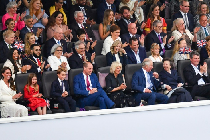 The royals, minus the Queen, turned out in numbers for the Platinum Jubilee concert outside Buckingham Palace