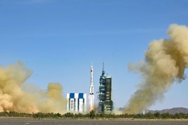 A rocket carrying three astronauts on a mission to China's new space station was launched Sunday