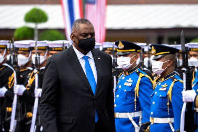 U.S. Defense Secretary Lloyd Austin visits Thailand