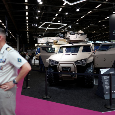 Eurosatory international defence and security exhibition in Villepinte