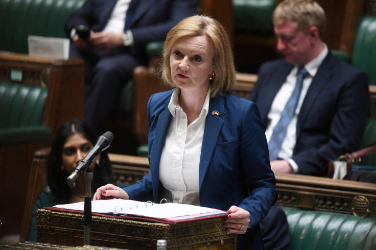 British Foreign Secretary Truss gives a statement to the House of Commons in London